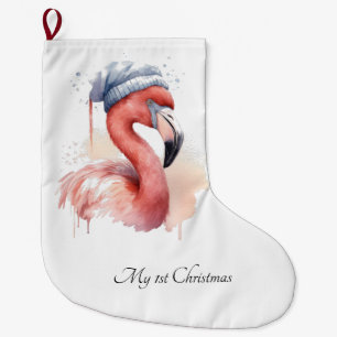 Kerstmis Flamingo, aanpasbaar Grote Kerstsok