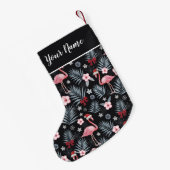 Kerstmis Flamingo Name Small kerstaking Kleine Kerstsok (Achterkant (Hangend))