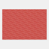 Kerstmis Flanel Bundel Inpakpapier Vel (Voorkant 3)