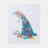 Kerstmis Fleece Deken (Voorkant)
