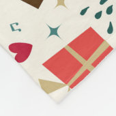 Kerstmis Fleece Deken (Hoek)