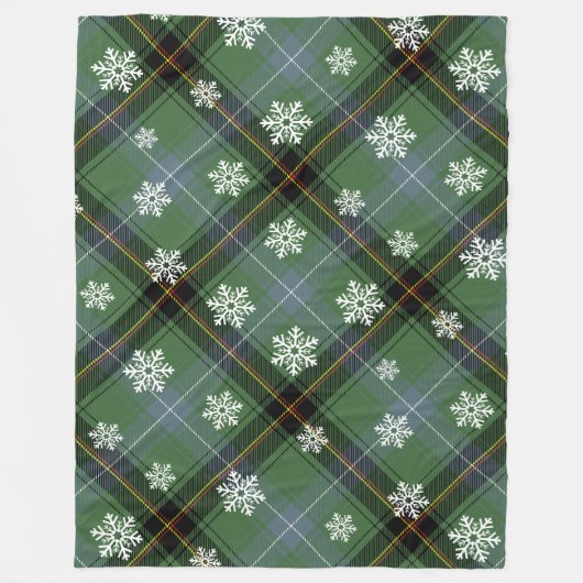 Kerstmis Fleece Deken (Voorkant)