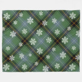 Kerstmis Fleece Deken (Voorkant (Horizontaal))