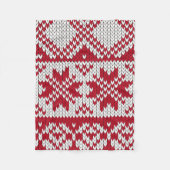 Kerstmis Fleece Deken (Voorkant)