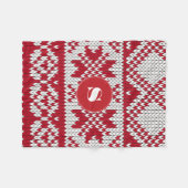 Kerstmis Fleece Deken (Voorkant (Horizontaal))
