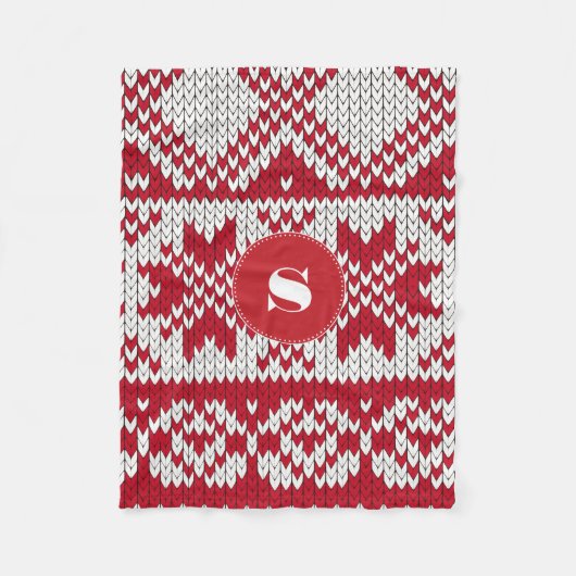 Kerstmis Fleece Deken (Voorkant)