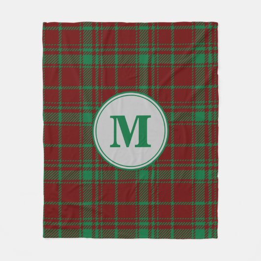 Kerstmis Fleece Deken (Voorkant)