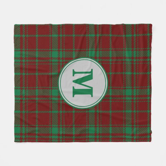 Kerstmis Fleece Deken (Voorkant (Horizontaal))