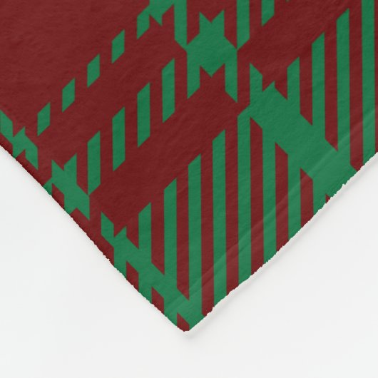 Kerstmis Fleece Deken (Hoek)