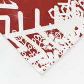 Kerstmis Fleece Deken (Hoek)