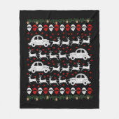 Kerstmis Fleece Deken (Voorkant)