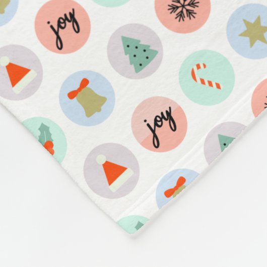 Kerstmis Fleece Deken (Hoek)