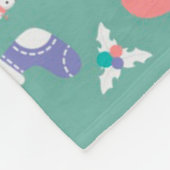 Kerstmis Fleece Deken (Hoek)
