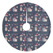 Kerstmis Fleece Kerstboom Rok (Voorkant)