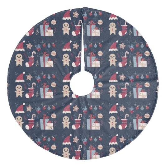 Kerstmis Fleece Kerstboom Rok (Voorkant)