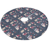 Kerstmis Fleece Kerstboom Rok (Gekanteld)