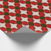 kerstmis fleece vilt background  geomet cadeaupapier (Hoek)