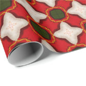 kerstmis fleece vilt background  geomet cadeaupapier (Rol Hoek)