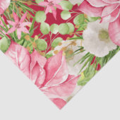 Kerstmis: Floral Holiday Tissuepapier (Detail)