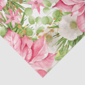 Kerstmis: Floral Holiday Tissuepapier (Detail)