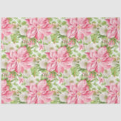 Kerstmis: Floral Holiday Tissuepapier (Voorkant)