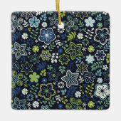 Kerstmis - Florentijnse 3D-wandkunst Keramisch Ornament (Voorkant)