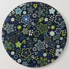 Kerstmis - Florentijnse 3D-wandkunst Ronde Button 6,0 Cm