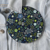 Kerstmis - Florentijnse 3D-wandkunst Ronde Button 6,0 Cm (In situ)