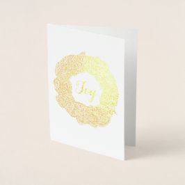 Kerstmis Folie Kaarten