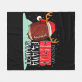 Kerstmis Football - Koopkerstkerstkerstfeest Fleece Deken (Voorkant (Horizontaal))