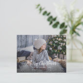 Kerstmis Foto Ansichtkaarten Feestdagenkaart (Staand voorkant)