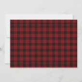 Kerstmis FOTO Buffalo Plaid Modern Folk Art Warme  Kaart (Achterkant)