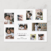 Kerstmis foto Collage Moderne Vreugdevolle Momente Feestdagenkaart (Voorkant)