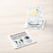 Kerstmis Foto Collage Simple Newspaper Kartonnen Onderzetters (Insitu)