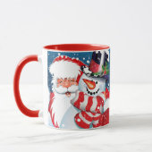 Kerstmis foto Cup voor Gift Giving Tekst toevoegen Mok (Links)