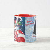 Kerstmis foto Cup voor Gift Giving Tekst toevoegen Mok (Midden)