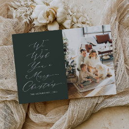 Kerstmis Foto Feestdagenkaart