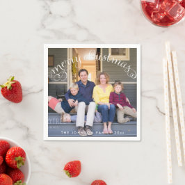 Kerstmis Foto Papieren Servetten