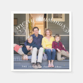 Kerstmis Foto Papieren Servetten