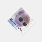 Kerstmis Foto Papieren Servetten (Hoek)