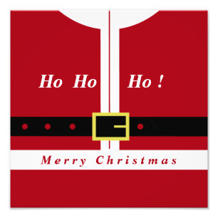 Kerstmis foto Print Grappig Sinterklaas ontwerp Afdruk