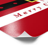 Kerstmis foto Print Grappig Sinterklaas ontwerp Foto Afdruk (Hoek)