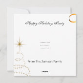 Kerstmis Foto Rood Groen Raam Feestdagenkaart (Achterkant)