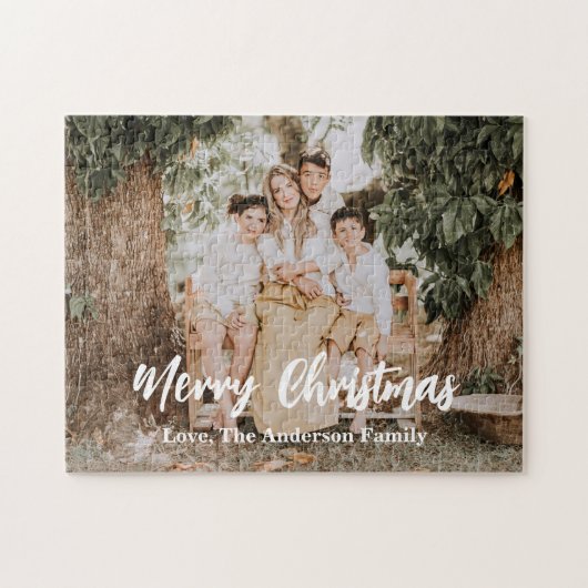 Kerstmis Foto Vakantie Legpuzzel (Horizontaal)