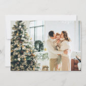 Kerstmis Foto Wensen Feestdagenkaart (Achterkant)