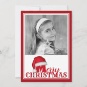 Kerstmis foto Whimsical Schattige Jolly Pet Feestdagenkaart (Voorkant)