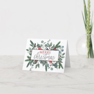 Kerstmis Fotokaart Bedankkaart