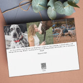 Kerstmis fotokaart voor ruiters feestdagenkaart