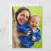 Kerstmis Fotonaam Custom Fun Coloring Uniek Feestdagenkaart (Achterkant)