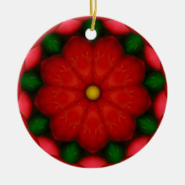 Kerstmis fractal keramisch ornament